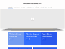 Tablet Screenshot of christianrecchia.com